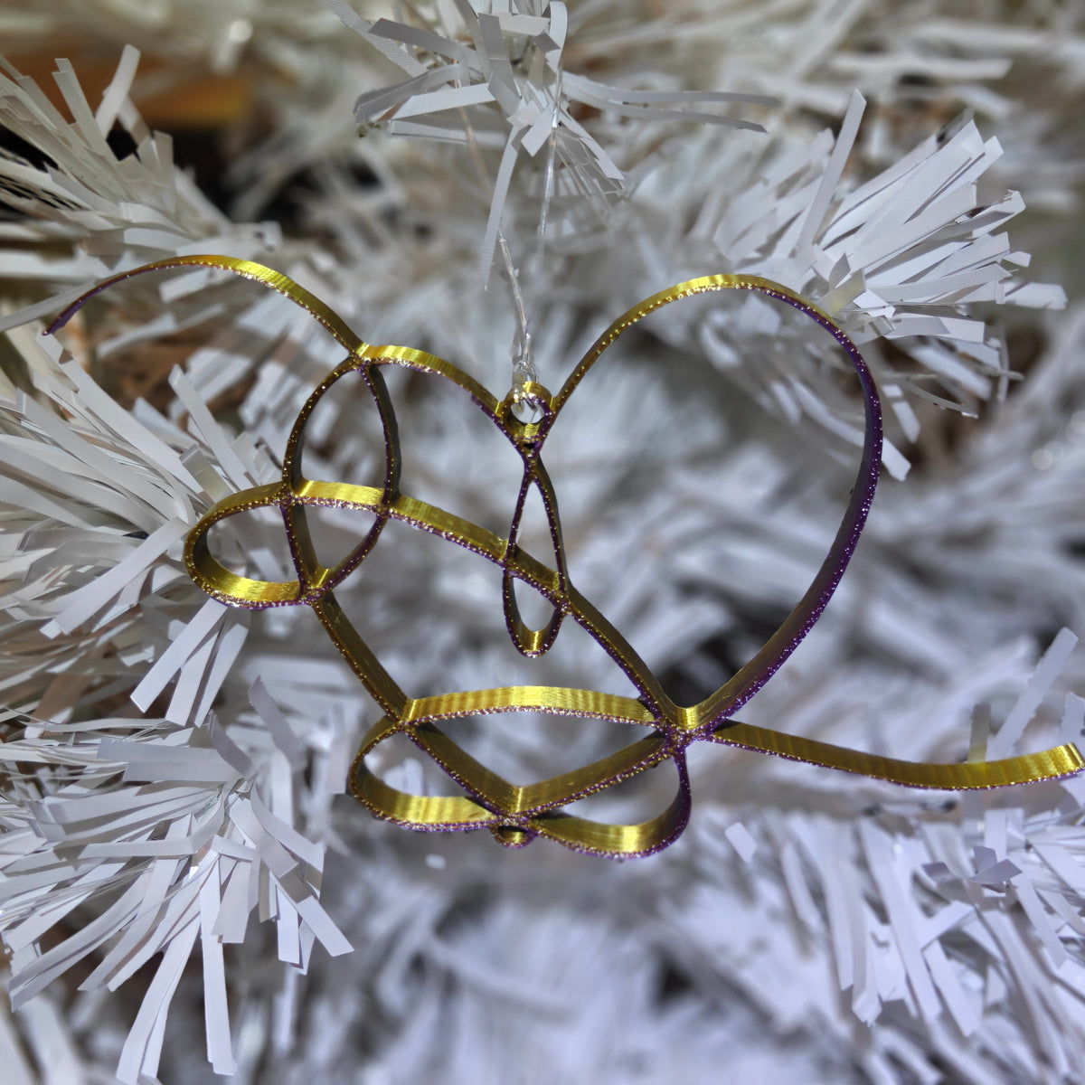 K-pop Inspired Heart Christmas Tree Ornament
